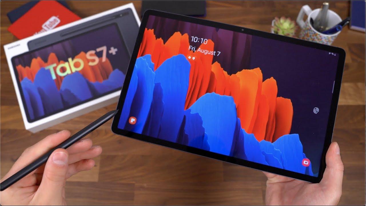 tab s7 +, android 10 tabanlı samsung one ui 2.5 ile birlikte gelir